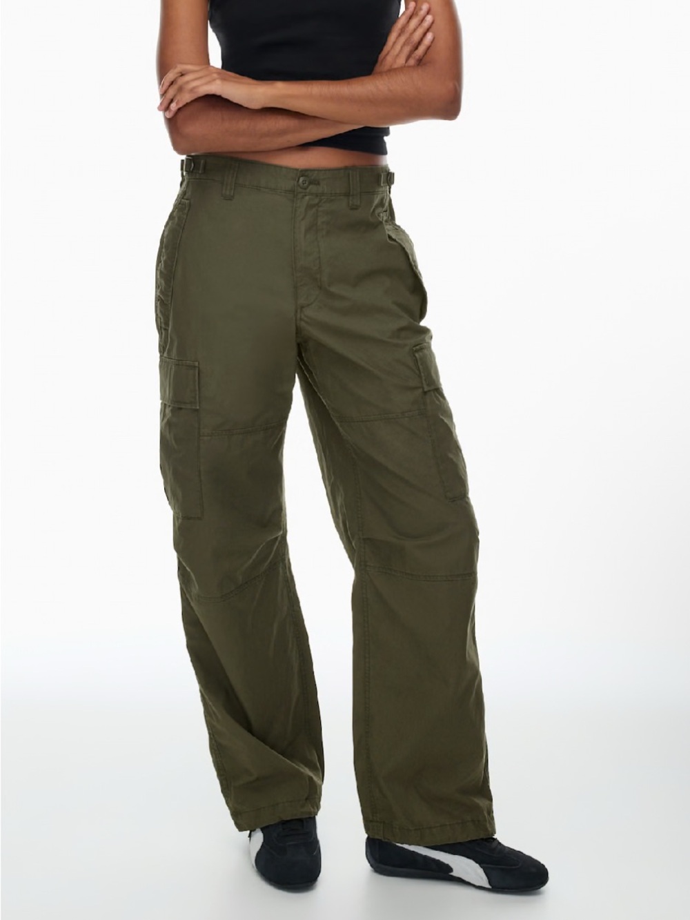 Aritzia Olive Cargo Pants